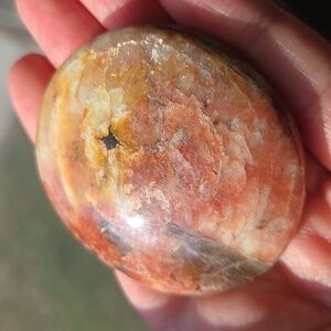 Fire Moonstone Palm Stone